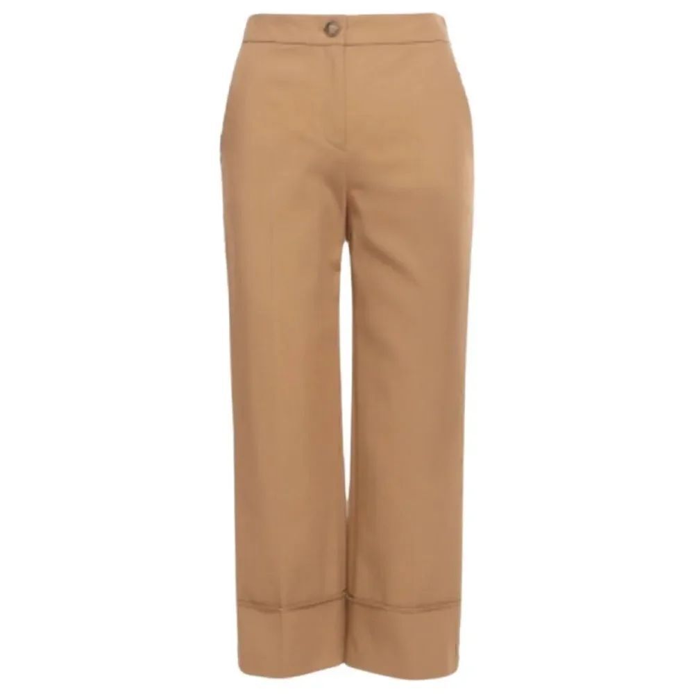 NWTs Marc Cain Cropped Cotton Trousers w/ Cuffs Size 4